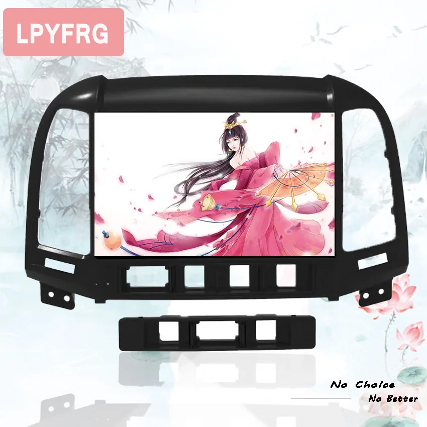 Восьмиядерный 1080 P android 10 автомобильный DVD GPS для Hyundai Santa Fe 2006 2011 с BT РАДИО Wifi Mirror Link