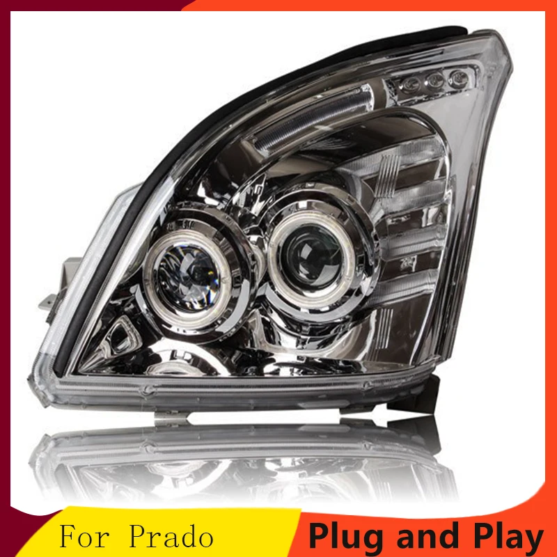 Car Styling Head Lamp case for Toyota Prado 2003-2009 LED Headlights DRL Daytime Running Light Bi-Xenon HID Accessories
Car Styling Head Lamp case for Toyota Prado 2003-2009 LED Headlights DRL Daytime Running Light Bi-Xenon HID Accessories