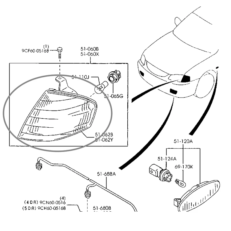 Front Turn Signal Light fits Mazda 323 1998 1999 2000 2001 2002 Familia Marker Parking Corner PAIR left + right
Front Turn Signal Light fits Mazda 323 1998 1999 2000 2001 2002 Familia Marker Parking Corner PAIR left + right