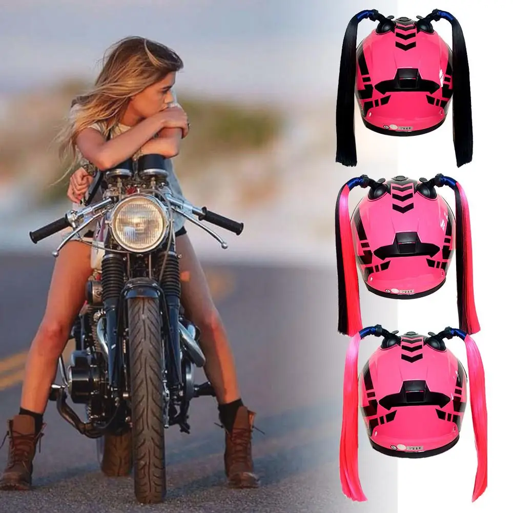 1Pair Motorcycle Helmet Pigtails Helmet Braids With Suction Cup Cool Helmet Decoration For Motorcycle
1Pair Motorcycle Helmet Pigtails Helmet Braids With Suction Cup Cool Helmet Decoration For Motorcycle