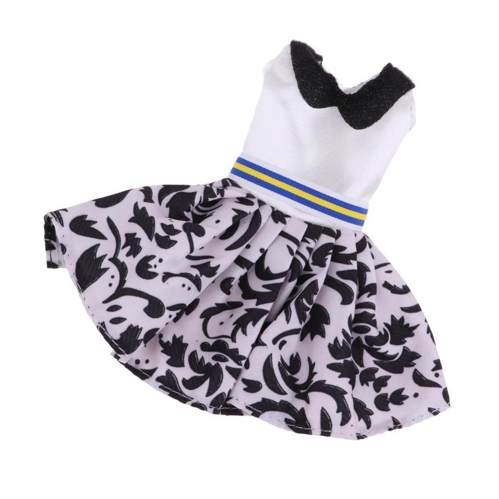 Casual Sleeveless Dress Black And White Mixed Color Dress For Dolls 30cm Fashionable Dress For Dolls
Casual Sleeveless Dress Black And White Mixed Color Dress For Dolls 30cm Fashionable Dress For Dolls