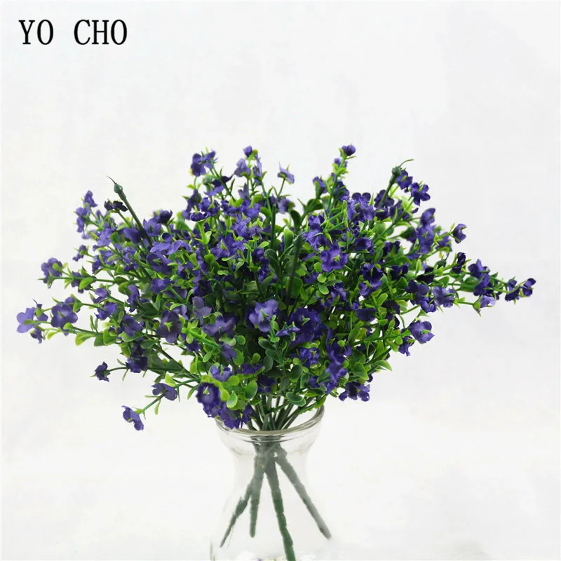 YO CHO 7 Forks Artificial Christmas Flowers Decorative Home Wedding Floral Bundles Plastic Eucalyptu Small Flowers Bonsai Plants
YO CHO 7 Forks Artificial Christmas Flowers Decorative Home Wedding Floral Bundles Plastic Eucalyptu Small Flowers Bonsai Plants