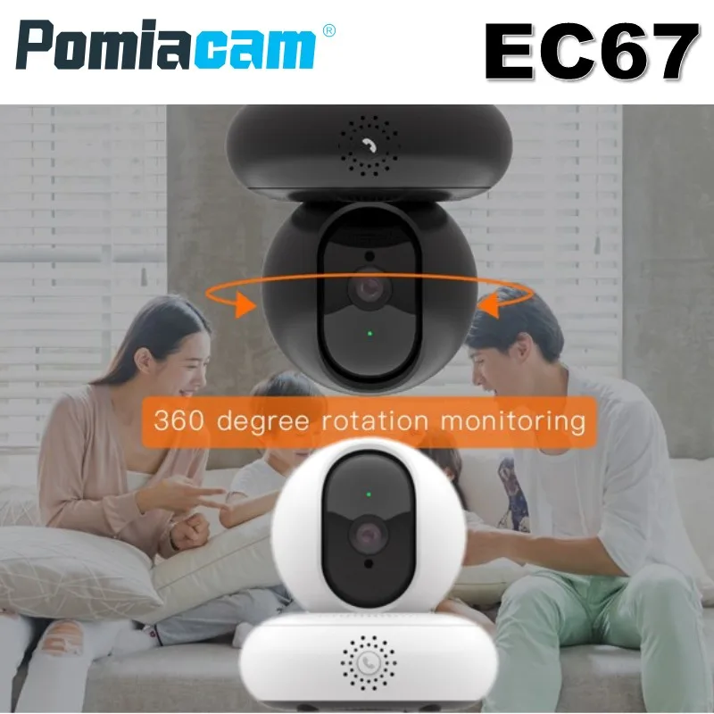 2019 2MP Wireless IP Camera Wifi 1080P Panoramic 360 degree PTZ rotation Webcam Home Intercom Mini Baby Monitor HD CCTV Camera
2019 2MP Wireless IP Camera Wifi 1080P Panoramic 360 degree PTZ rotation Webcam Home Intercom Mini Baby Monitor HD CCTV Camera