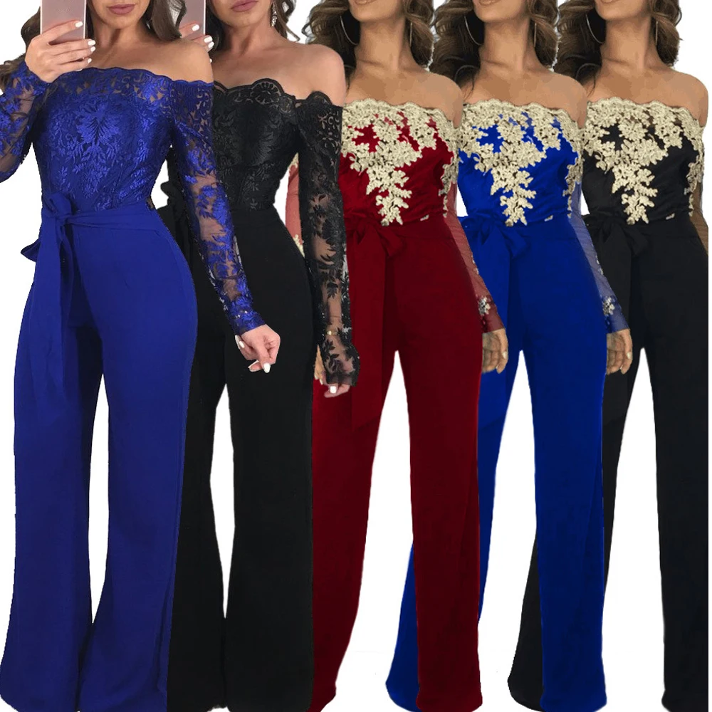 new best selling casual jumpsuit mesh yarn stitching embroidery collar sexy jumpsuit long sleeve flower lace jumpsuit
new best selling casual jumpsuit mesh yarn stitching embroidery collar sexy jumpsuit long sleeve flower lace jumpsuit