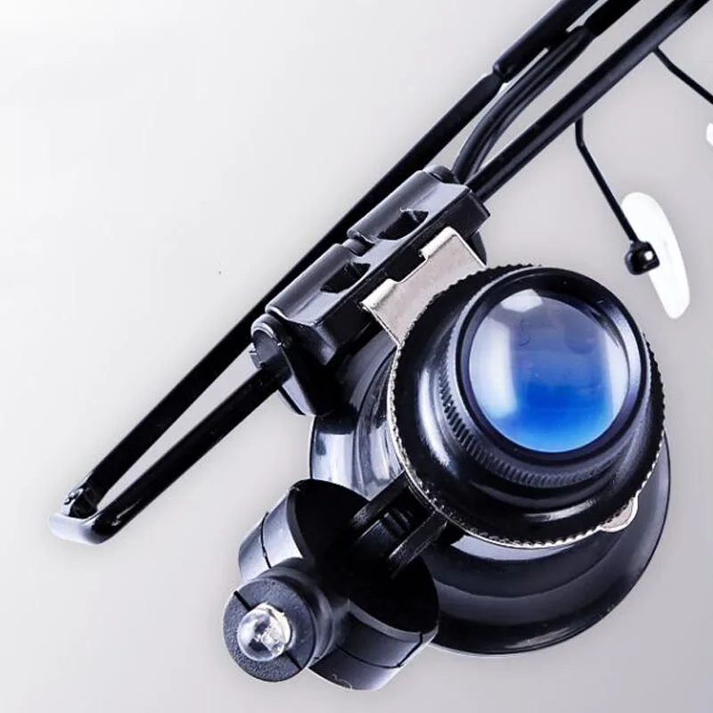 Eye Repair Magnifying Lens Wearing Glasses Magnifying Glass 20X Magnifying Optical Lens Magnifying Glass With LED Lights
Eye Repair Magnifying Lens Wearing Glasses Magnifying Glass 20X Magnifying Optical Lens Magnifying Glass With LED Lights