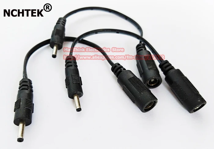 NCHTEK DC Power 5 5x2 1 мм Женский до 3 0x1 Штекерный разъем Адаптерный кабель 10 шт.