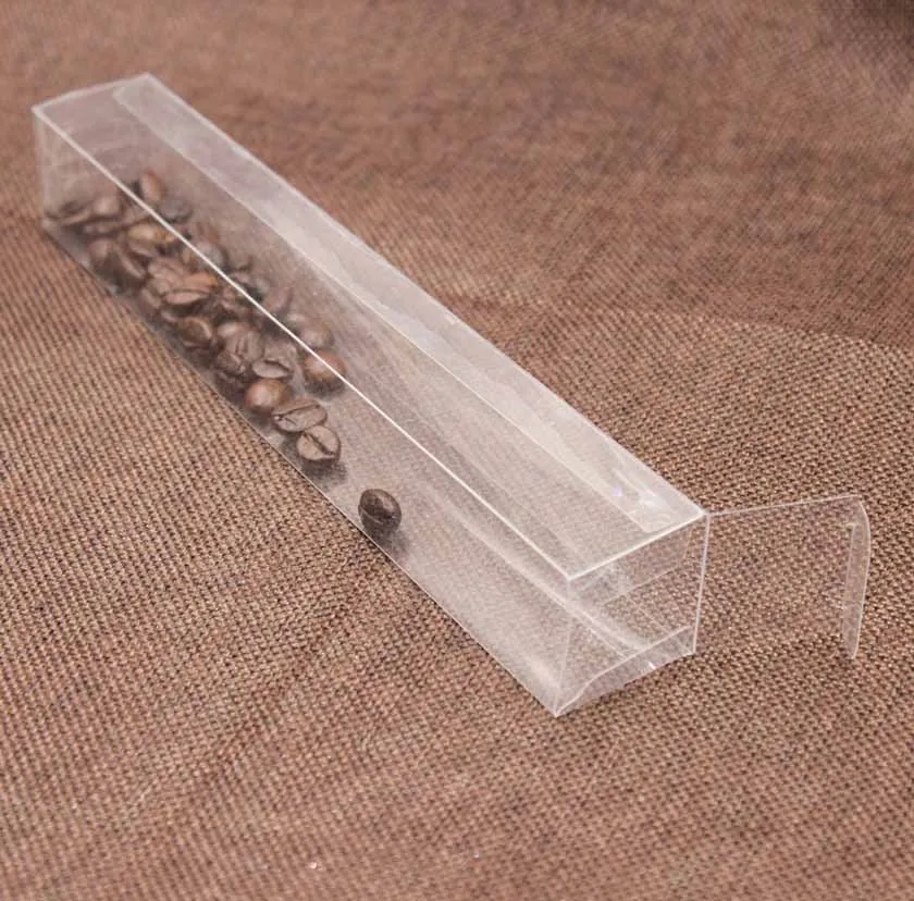 3*3*22 см 50 шт./лот ПВХ прозрачные пластиковые упаковочные коробки маленький