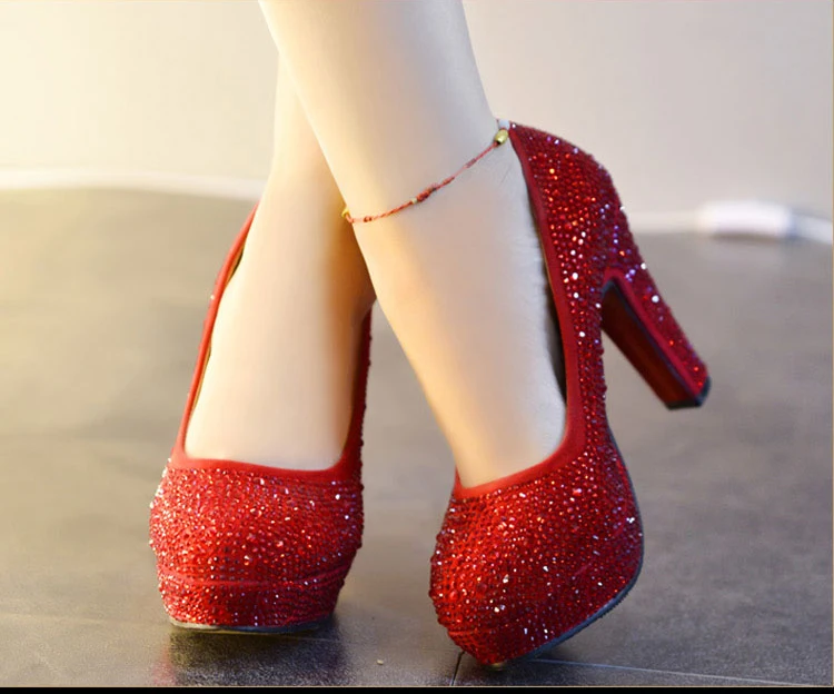 Colorful Crystal Wedding Shoes with Rhinestone Square Chunky Heel Round Toe Platform for Party Banquet Bridesmaid Recpetion
Colorful Crystal Wedding Shoes with Rhinestone Square Chunky Heel Round Toe Platform for Party Banquet Bridesmaid Recpetion