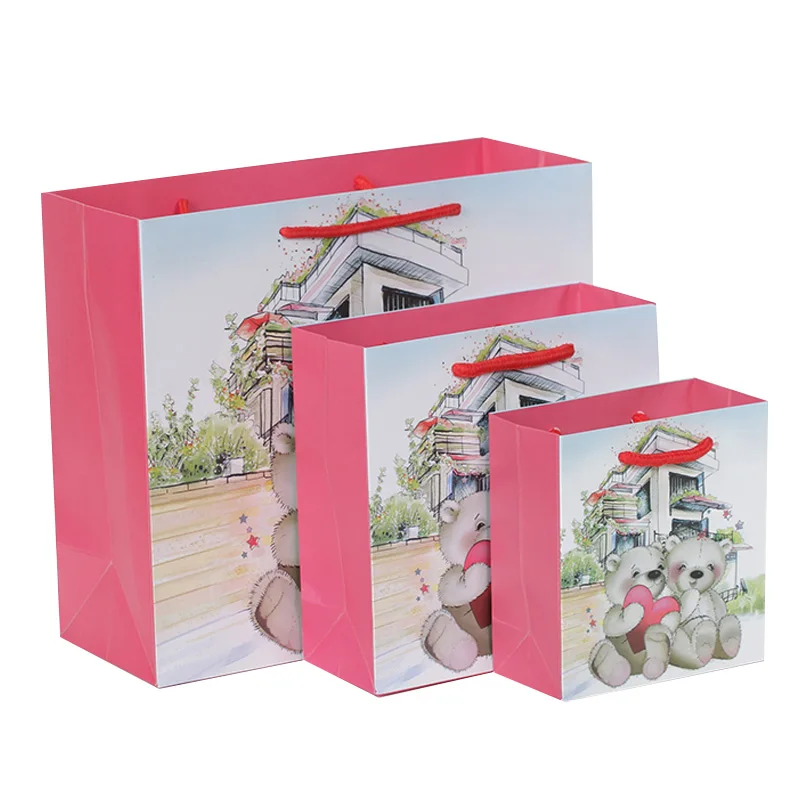 5PCS dot stripes Bear elephant Gift paper bag packaging shopping wedding birthday Carrier bag 14*15*7cm 20*20*8cm 30*27*12cm
5PCS dot stripes Bear elephant Gift paper bag packaging shopping wedding birthday Carrier bag 14*15*7cm 20*20*8cm 30*27*12cm
