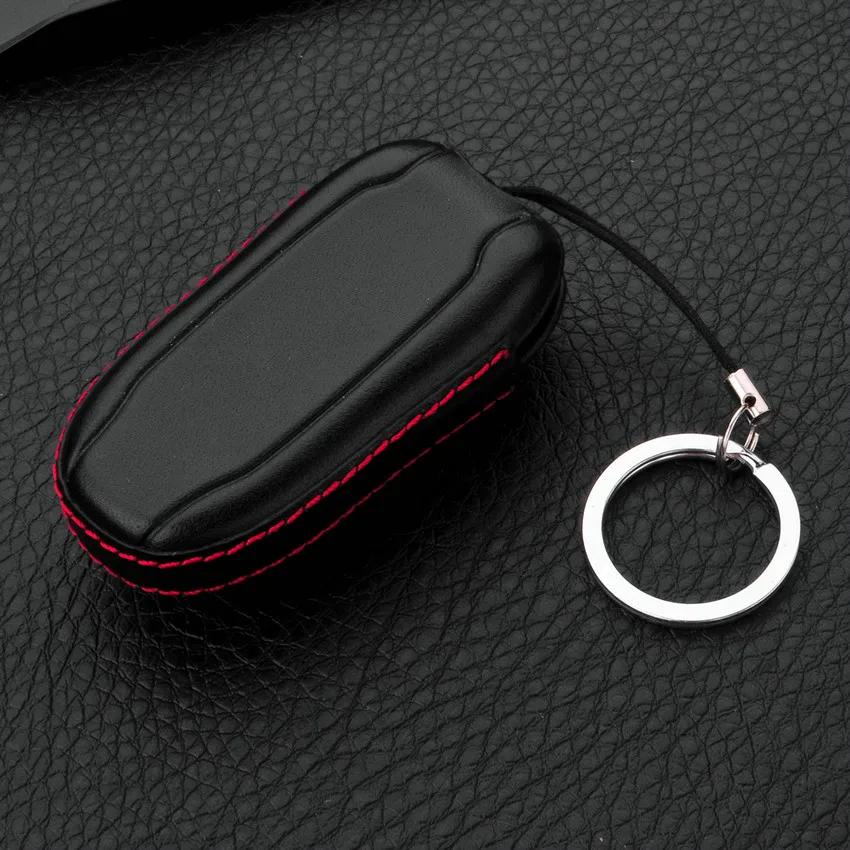 1pcs Elegant Key-Shape PU Leather Car Key Case for Tesla X Model Protector Cover Car Styling
1pcs Elegant Key-Shape PU Leather Car Key Case for Tesla X Model Protector Cover Car Styling
