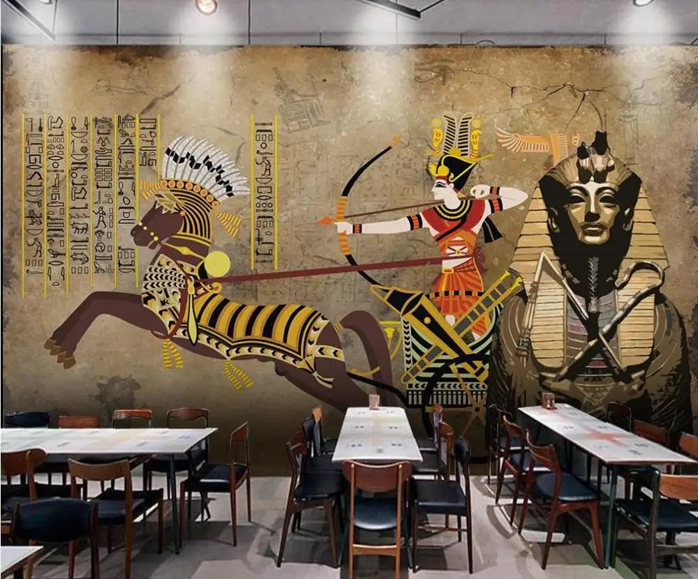 Custom 3D mural wallpaper vintage Egyptian series background wall decoration painting
Custom 3D mural wallpaper vintage Egyptian series background wall decoration painting