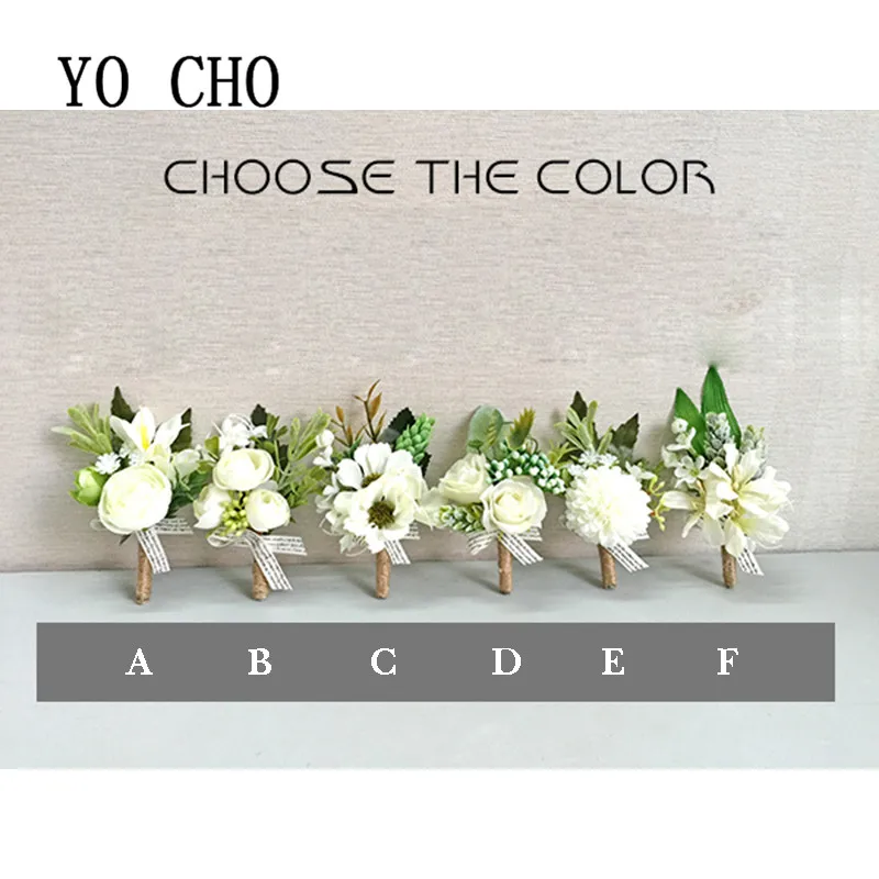 

YO CHO, Орхидея, искусственный гидран, Браслет-корсаж на запястье, Шелковая Роза, цветы для подружки невесты, украшение для свадьбы и выпускног...