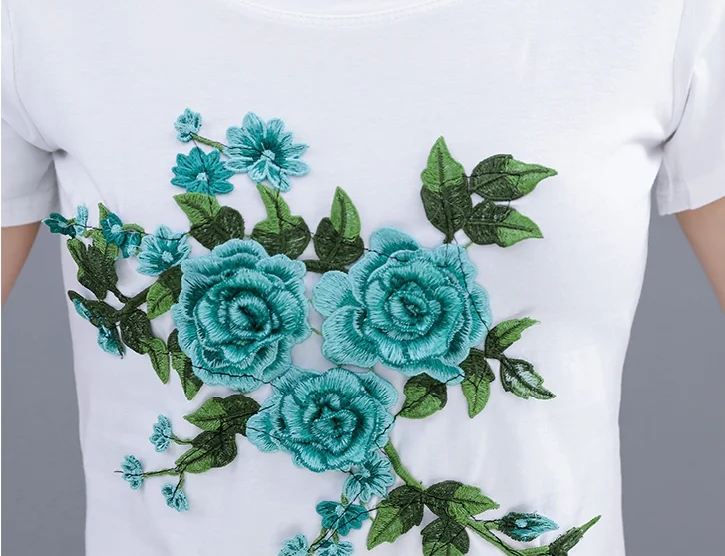 2018 Summer Women New Embroidered Green Peony Cotton Shirt + Slim Denim Shorts Hot Pants Girl Students Two Piece Set
2018 Summer Women New Embroidered Green Peony Cotton Shirt + Slim Denim Shorts Hot Pants Girl Students Two Piece Set