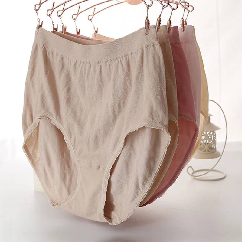 Plus Size Women Cotton Seamless Panties High Waist Loose Comfortable Underwear Women's Panties Large Sizes Cotton Briefs
Plus Size Women Cotton Seamless Panties High Waist Loose Comfortable Underwear Women's Panties Large Sizes Cotton Briefs