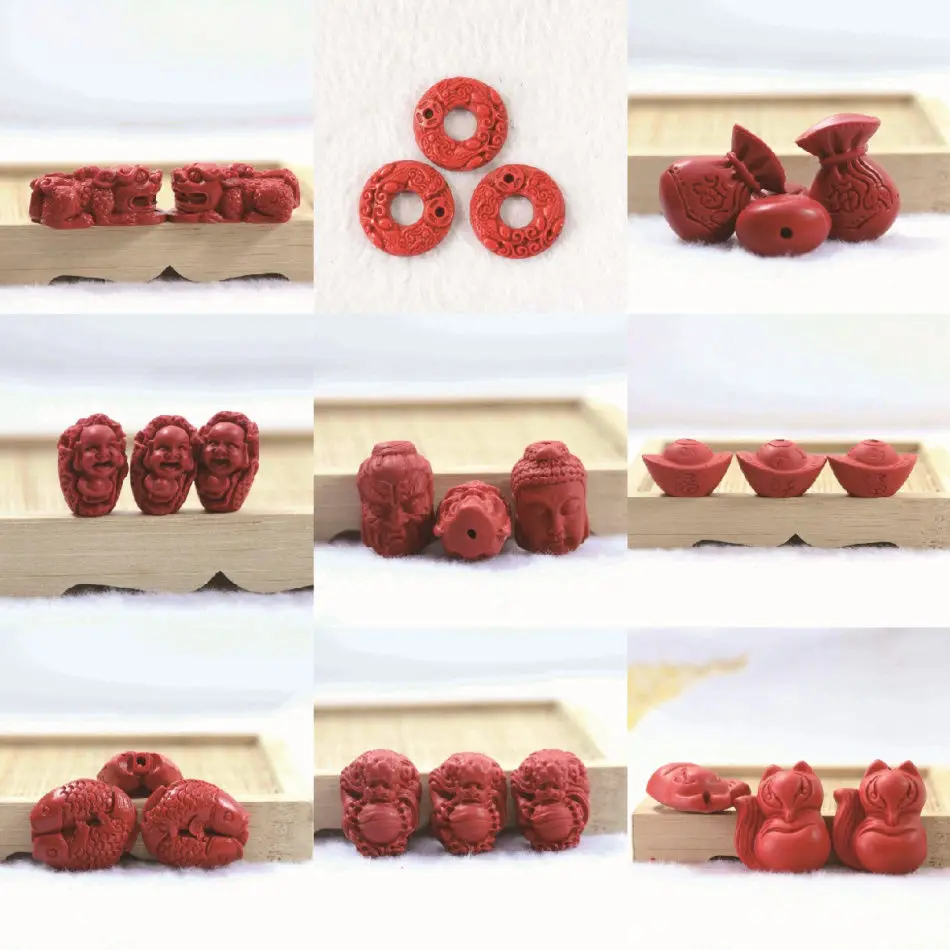 Multi size synthetic Red cinnabar carving accessories beads pendants hot DIY jewelry diy 2pcs B958
Multi size synthetic Red cinnabar carving accessories beads pendants hot DIY jewelry diy 2pcs B958