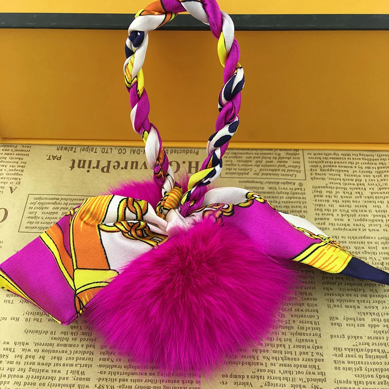 Fluffy Pom pom Fox Fur Ball Keychain Keyring Bag Pendant Key Chains Ribbon Handbag Charm Accessory Llavero Women Gift For Her
Fluffy Pom pom Fox Fur Ball Keychain Keyring Bag Pendant Key Chains Ribbon Handbag Charm Accessory Llavero Women Gift For Her