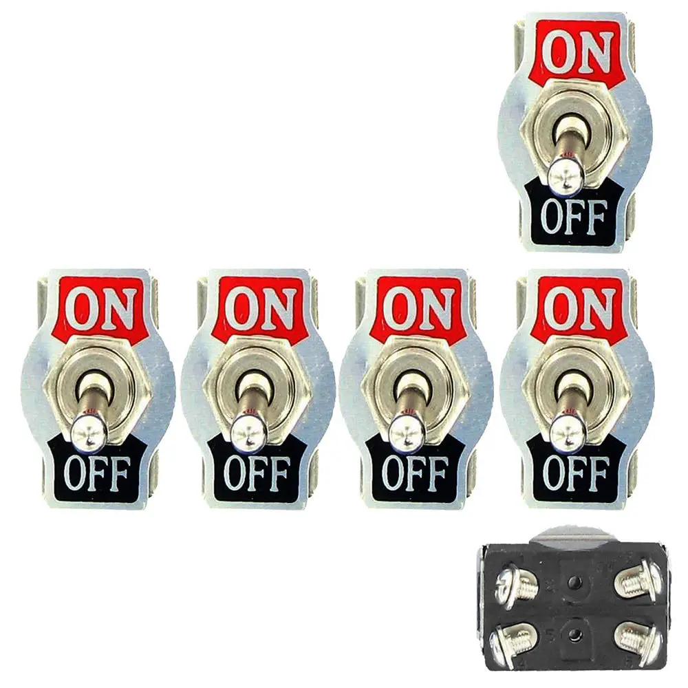 EE support 5 X Heavy Duty 20A 125V 250V 15A DPST 4Pin ON/OFF Rocker Toggle Switch Car Auto
EE support 5 X Heavy Duty 20A 125V 250V 15A DPST 4Pin ON/OFF Rocker Toggle Switch Car Auto