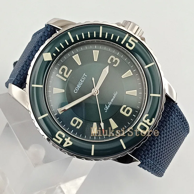 45mm Green Luminous nouvelle automatic mens mode faux chronographe Classique pour Cristaux Montres montre Cadea Montre-Bracel
45mm Green Luminous nouvelle automatic mens mode faux chronographe Classique pour Cristaux Montres montre Cadea Montre-Bracel