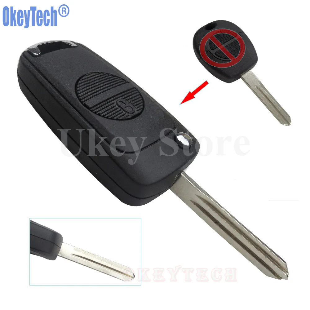OkeyTech Replacement 2 Button Flip Remote Key Shell Modified For Nissan Primera Micra Terrano Almera X-trail A33 Blade Key Case
OkeyTech Replacement 2 Button Flip Remote Key Shell Modified For Nissan Primera Micra Terrano Almera X-trail A33 Blade Key Case