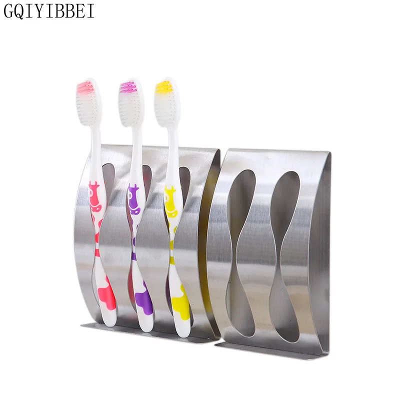GQIYIBBEI Stainless Steel Wall Mount Toothbrush Holder 2/3 Holes Self-adhesive Tooth Brush Organizer Bathroom Accessories
GQIYIBBEI Stainless Steel Wall Mount Toothbrush Holder 2/3 Holes Self-adhesive Tooth Brush Organizer Bathroom Accessories