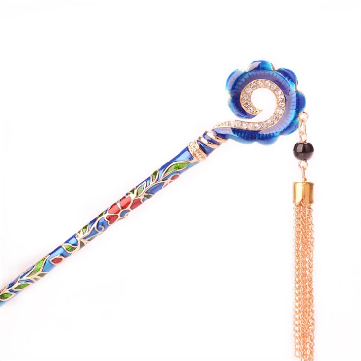 Retro Boutique Cloisonne Lady Hair Sticks Hairpin girls fashion beauty accessories for women hair clips pin headdress ornaments
Retro Boutique Cloisonne Lady Hair Sticks Hairpin girls fashion beauty accessories for women hair clips pin headdress ornaments