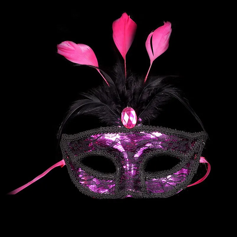 Feather Mask Fashion Women Sexy Half Face Masked party mask venetian masquerade gift Halloween Wedding Party decoration S2017444
Feather Mask Fashion Women Sexy Half Face Masked party mask venetian masquerade gift Halloween Wedding Party decoration S2017444