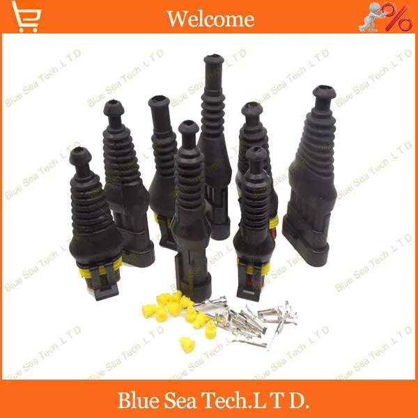 2/3/4/5 Pin/ways AMP/HID Auto male&female waterproof Connectors+sheaths kids for HEV/EV Start/Stop/Inverter Systems etc.
2/3/4/5 Pin/ways AMP/HID Auto male&female waterproof Connectors+sheaths kids for HEV/EV Start/Stop/Inverter Systems etc.