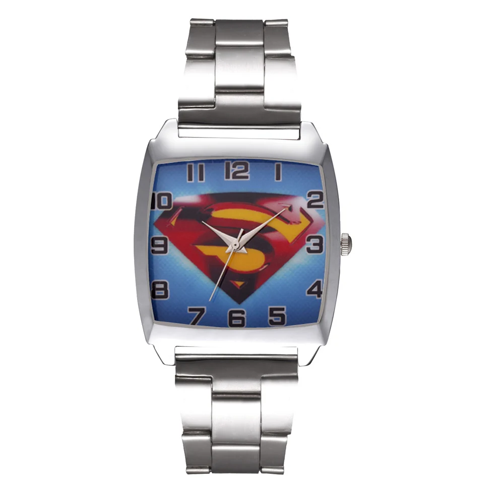 Cartoon Rectangle style dial Men's Women's Student boys girls Quartz metal steel Wrist Watch JD14
Cartoon Rectangle style dial Men's Women's Student boys girls Quartz metal steel Wrist Watch JD14