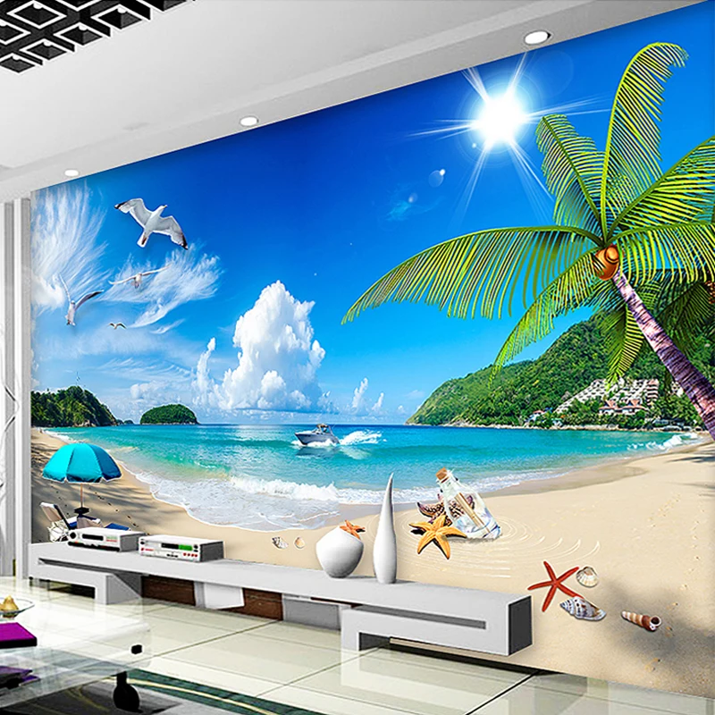 Custom 3D Photo Wallpaper Summer Seaview Sunshine Beach Photography Background Decor Wall Painting Living Room Wall Paper Modern
Custom 3D Photo Wallpaper Summer Seaview Sunshine Beach Photography Background Decor Wall Painting Living Room Wall Paper Modern