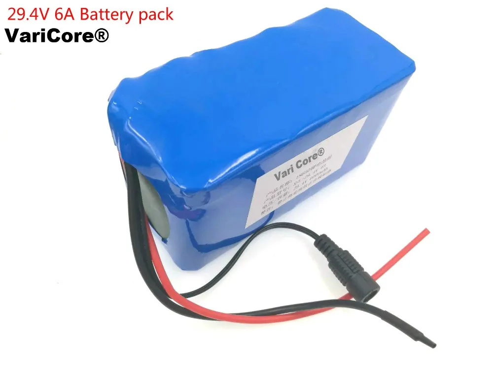 VariCore 24V 6Ah 7S3P 18650 литий-ионный аккумулятор 29,4 V 6000mAh для электрического велосипеда
VariCore 24V 6Ah 7S3P 18650 литий-ионный аккумулятор 29,4 V 6000mAh для электрического велосипеда