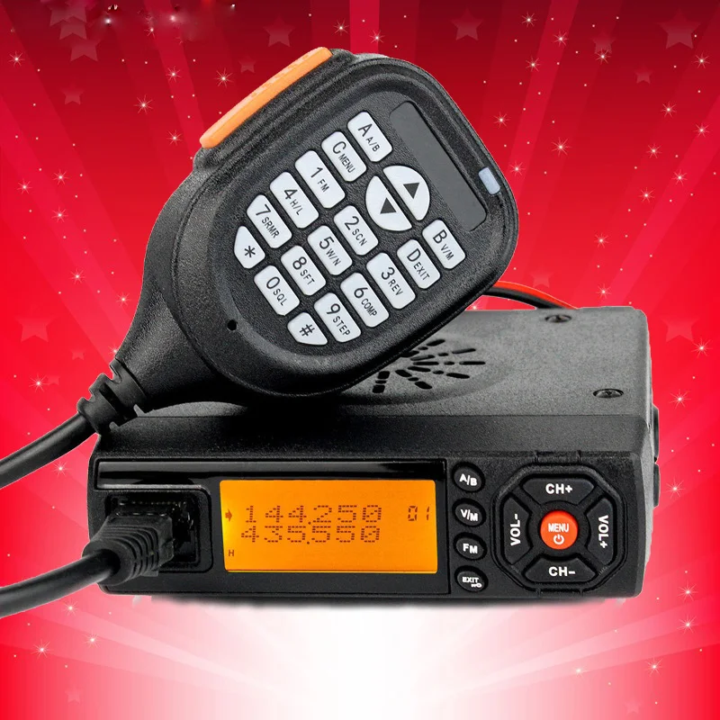 BaoJie BJ-218 Mini Car Radio Mobile VHF UHF 25W VHF UHF Mobile BJ218 vericle autoradio Sister KT8900 KT-8900R UV-25HX
BaoJie BJ-218 Mini Car Radio Mobile VHF UHF 25W VHF UHF Mobile BJ218 vericle autoradio Sister KT8900 KT-8900R UV-25HX