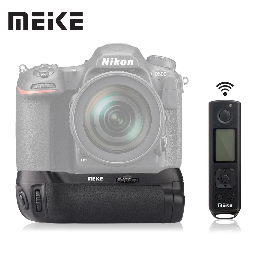 Вертикальная Батарейная ручка для Nikon D500, аналогична батарее с беспроводным пультом дистанционного управления 2,4G
Вертикальная Батарейная ручка для Nikon D500, аналогична батарее с беспроводным пультом дистанционного управления 2,4G