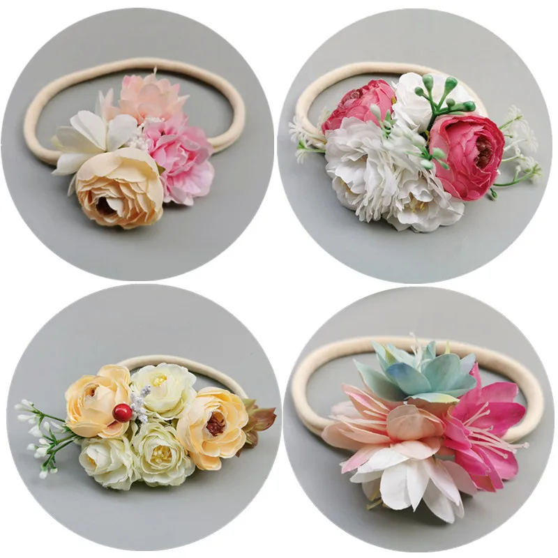 Popular 1PC New Lovely Nylon Hair Bands For Kids Artificial Flower Korean Headband Fake Flower Headwear Baby Hair Accessories
Popular 1PC New Lovely Nylon Hair Bands For Kids Artificial Flower Korean Headband Fake Flower Headwear Baby Hair Accessories