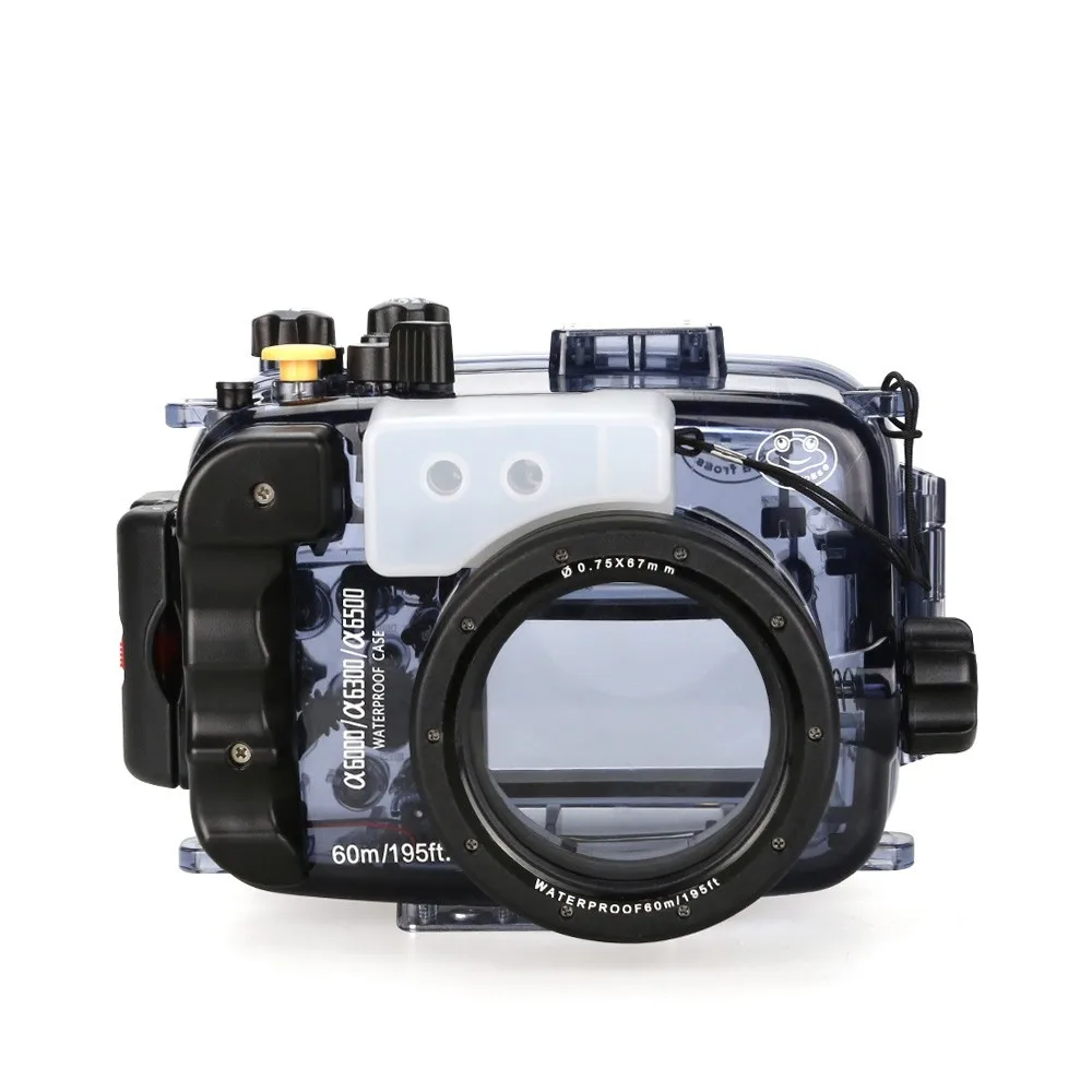 New Designer SeaFrogs 40m/130ft Waterproof Underwater Camera Housing Case for A6000 A6300 A6500 Can Be Used With 16-50mm Lens
New Designer SeaFrogs 40m/130ft Waterproof Underwater Camera Housing Case for A6000 A6300 A6500 Can Be Used With 16-50mm Lens