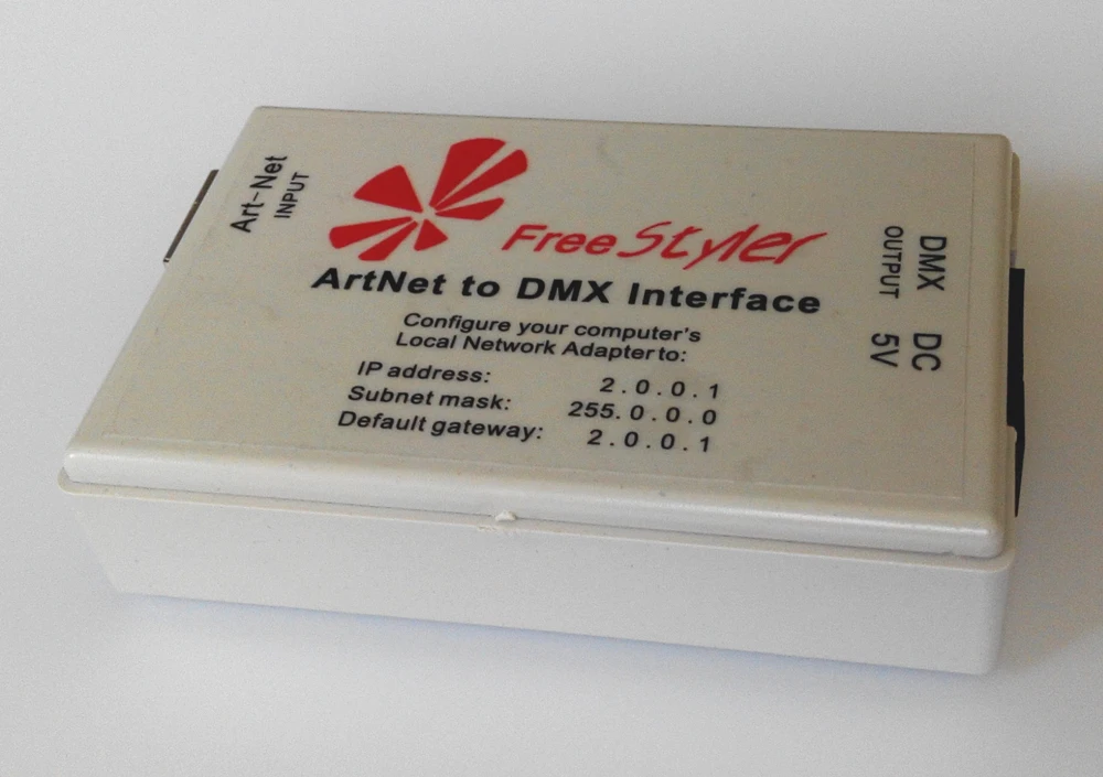 ArtNet to DMX Interface / Controller / Converter,no need to install driver. Perfect for FreeStyler. Art-Net node,art-net gateway
ArtNet to DMX Interface / Controller / Converter,no need to install driver. Perfect for FreeStyler. Art-Net node,art-net gateway