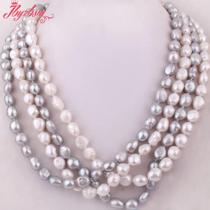 8x9-9x11mm Freeform Freshwater Pearl Natural Stone Beads Fashion Handwork Knot For Woman Christmas Gift Necklace 45"
8x9-9x11mm Freeform Freshwater Pearl Natural Stone Beads Fashion Handwork Knot For Woman Christmas Gift Necklace 45"