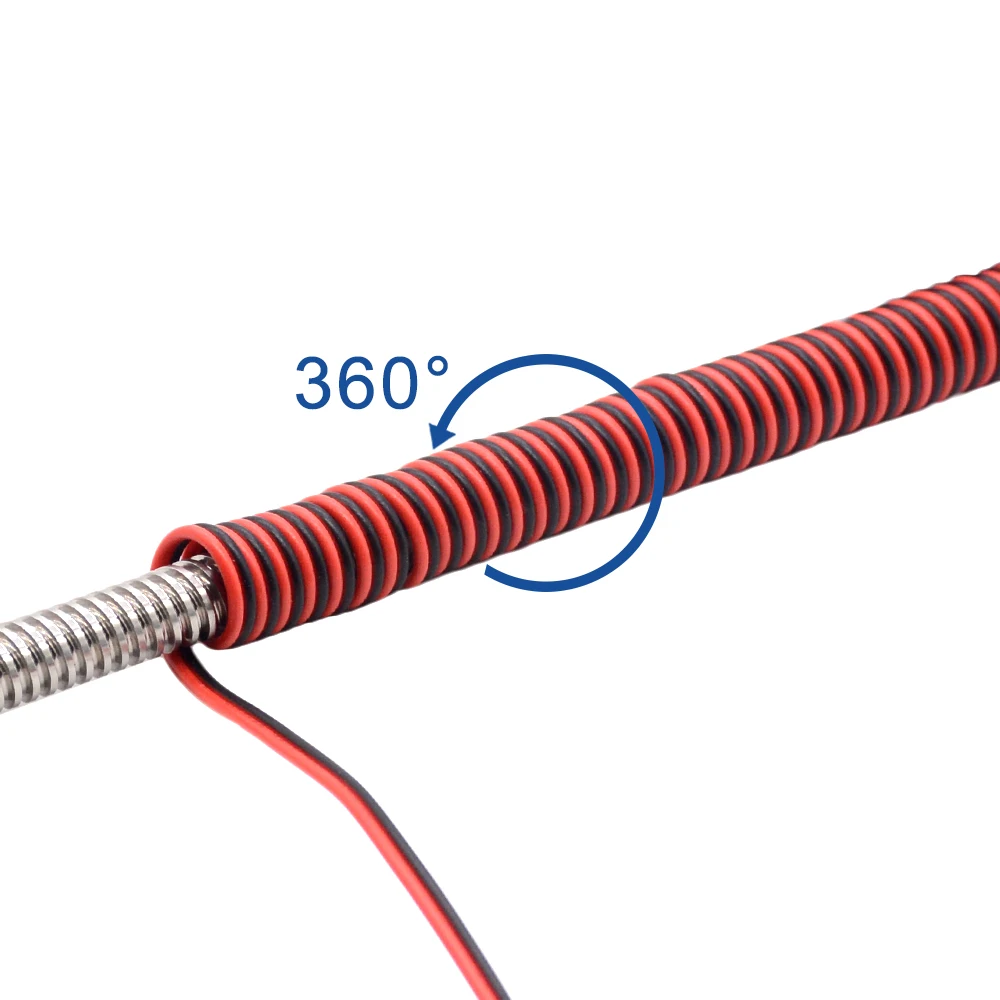 5 м/лот Красный Черный 2 контакта 24AWG светодиодный удлинитель тонкий Медный