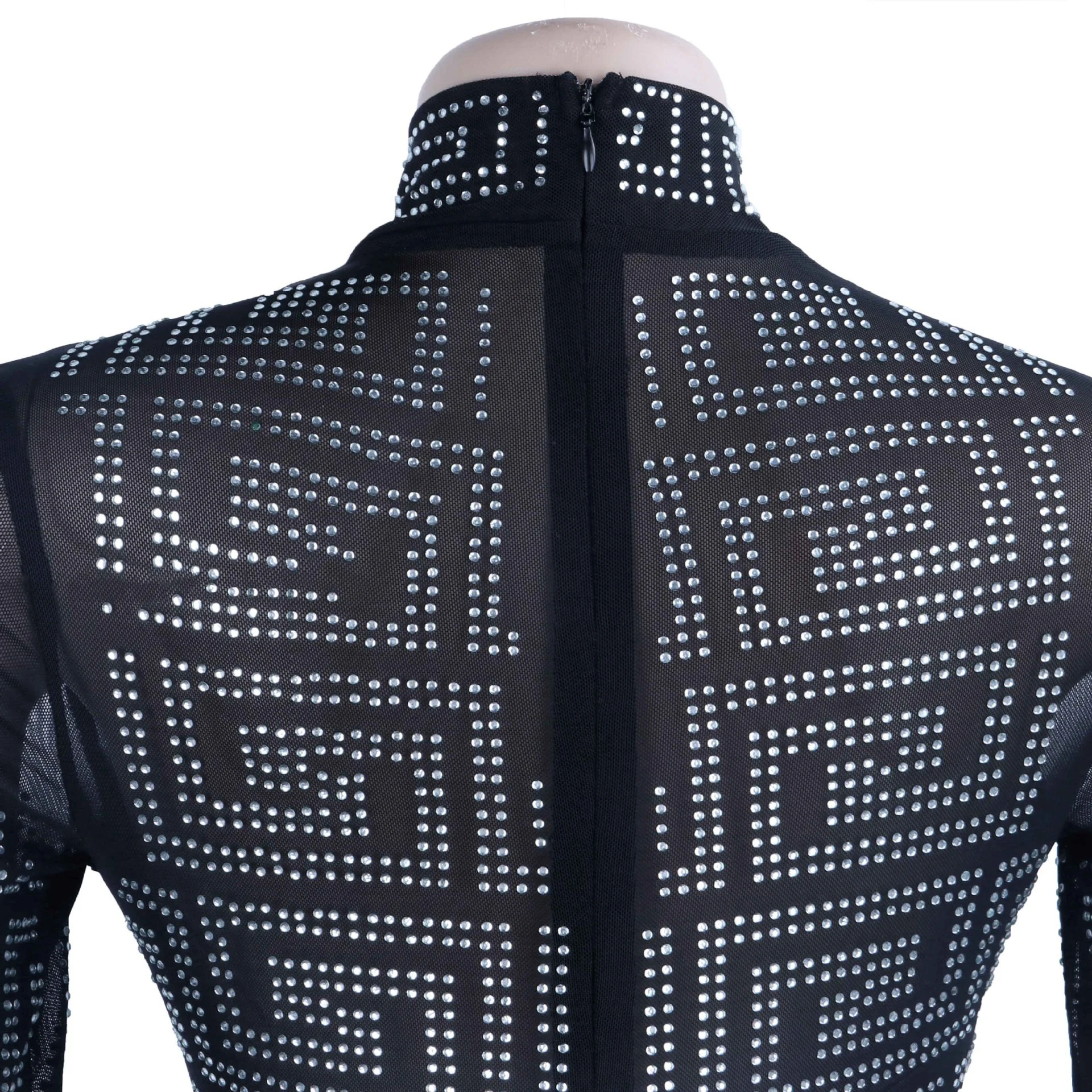 Jumpsuit Black Long Sleeve Short Bodysuit Women Sexy Hot Drilling Leotard Female Fashion Nightclub Party Clothes Dancewear DT602
Jumpsuit Black Long Sleeve Short Bodysuit Women Sexy Hot Drilling Leotard Female Fashion Nightclub Party Clothes Dancewear DT602