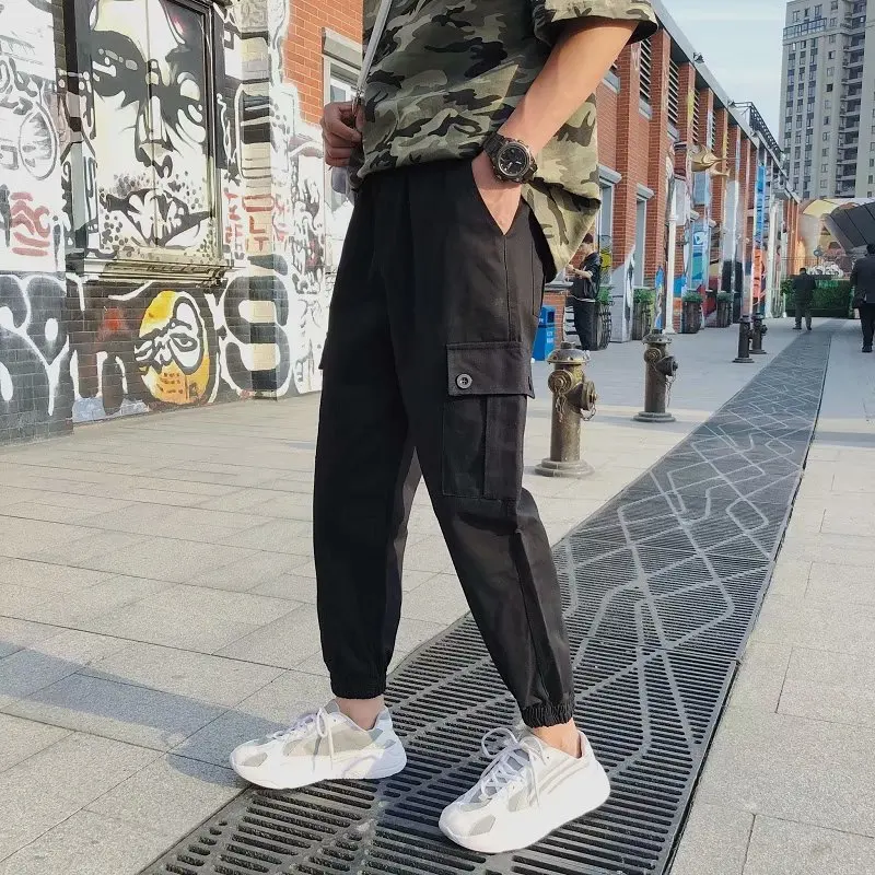 Loose Men's Pants New Style Solid Overalls Cool Outdoor Streetwear Fashion Pants New Male Summer Soft Pants
Loose Men's Pants New Style Solid Overalls Cool Outdoor Streetwear Fashion Pants New Male Summer Soft Pants