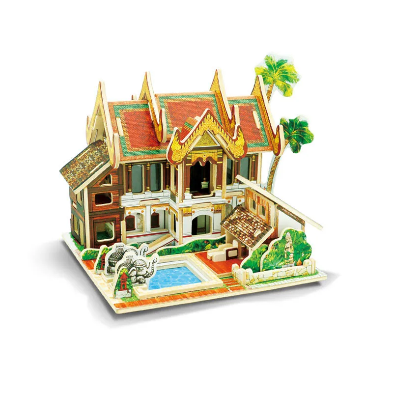 mylb 3D dimensional puzzle wooden hut villa assembly model children 's toys gifts DIY
mylb 3D dimensional puzzle wooden hut villa assembly model children 's toys gifts DIY