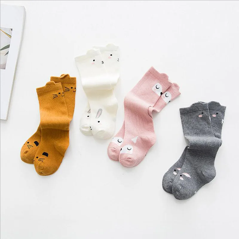 Spring Autumn Unisex Baby Boy long Socks Fashion cartoon cat/bunny/fox/squirrel Children Sock Cotton Kids Girl Socks 0-3Y
Spring Autumn Unisex Baby Boy long Socks Fashion cartoon cat/bunny/fox/squirrel Children Sock Cotton Kids Girl Socks 0-3Y