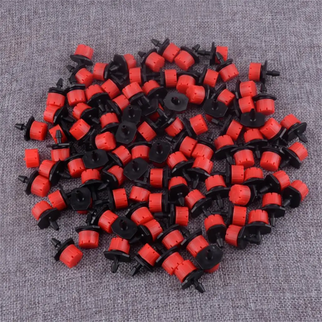 LETAOSK New 100pcs Adjustable Garden Irrigation Micro Flow Water Hose Drip Heads Emitter Drippers Sprinklers Pot
LETAOSK New 100pcs Adjustable Garden Irrigation Micro Flow Water Hose Drip Heads Emitter Drippers Sprinklers Pot