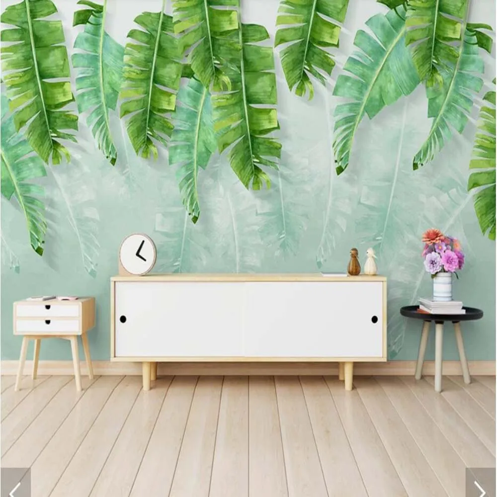 3D Watercolor Banana Leaves Wallpaper Wall Mural Papier Peint Mural 3d Wall Paper Bedroom Hand Painting Wall Papers Home Decor
3D Watercolor Banana Leaves Wallpaper Wall Mural Papier Peint Mural 3d Wall Paper Bedroom Hand Painting Wall Papers Home Decor