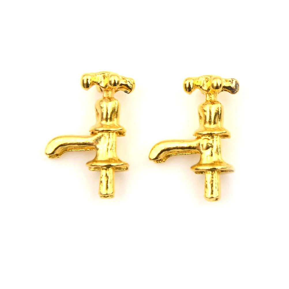 2Pcs/lot 1:12 Miniature Metal Water Tap Faucet Dollhouse Bathroom Accessories Doll house Miniature Faucet 1:12 Scale
2Pcs/lot 1:12 Miniature Metal Water Tap Faucet Dollhouse Bathroom Accessories Doll house Miniature Faucet 1:12 Scale