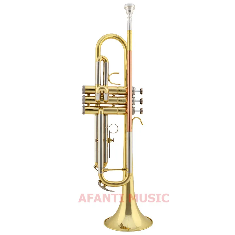 

Afanti Music Bb tone / Yellow Brass / Gold Lacquer Trumpet (ATP-119)