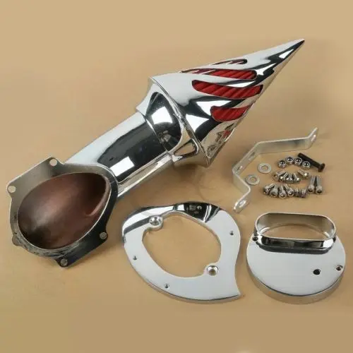 Motorcycle Chrome Spike Air Cleaner Intake Filter For Yamaha V Star XVS 1100 Custom Classic Dragstar XVS 1100
Motorcycle Chrome Spike Air Cleaner Intake Filter For Yamaha V Star XVS 1100 Custom Classic Dragstar XVS 1100