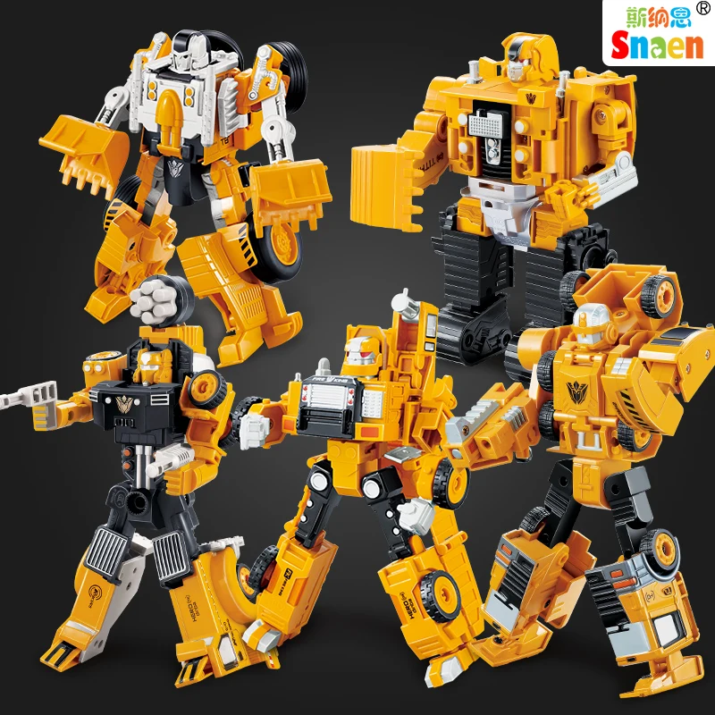 5 in 1 Transformation Robots Collection NBK GT Devastate Figure KO Alloy Metal Engineering Truck Creative Combination Toys
5 in 1 Transformation Robots Collection NBK GT Devastate Figure KO Alloy Metal Engineering Truck Creative Combination Toys