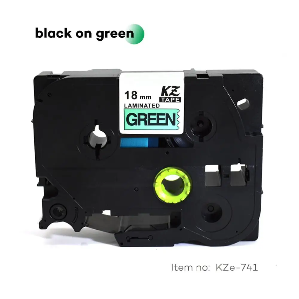 CIDY 30pcs/lot Tze 741 TZ 741 TZ741 TZE741 Black on green Laminated Label Tape Compatible for Brother P touch tz-741 tze-741
CIDY 30pcs/lot Tze 741 TZ 741 TZ741 TZE741 Black on green Laminated Label Tape Compatible for Brother P touch tz-741 tze-741