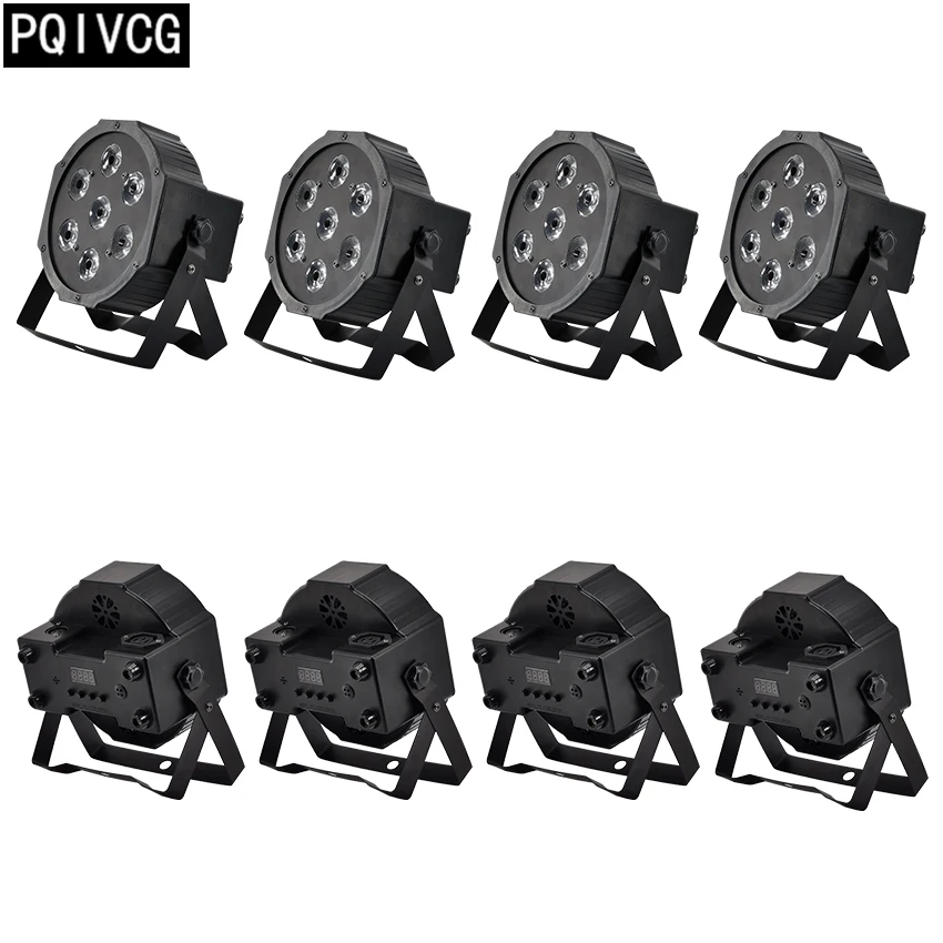 8 штук/7X12 Вт led Par свет RGBW 4in1 светодиодный плоский par led dmx512 Диско свет профессиональный студийное диджейское оборудование
8 штук/7X12 Вт led Par свет RGBW 4in1 светодиодный плоский par led dmx512 Диско свет профессиональный студийное диджейское оборудование