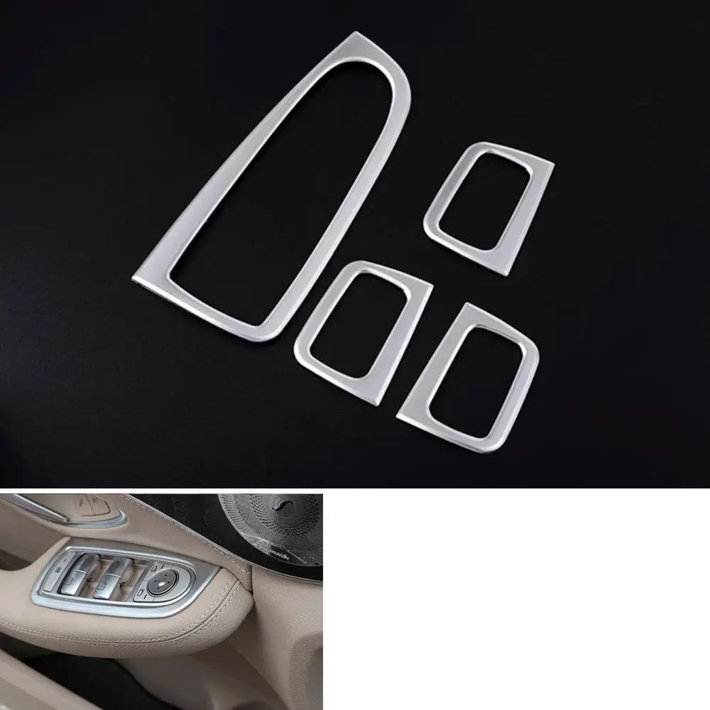 BBQ@FUKA 4x ABS Car Interior Door Window Lift Button Cover Trim Styling Sticker Fit For Benz C Class GLC 2015-2016
BBQ@FUKA 4x ABS Car Interior Door Window Lift Button Cover Trim Styling Sticker Fit For Benz C Class GLC 2015-2016